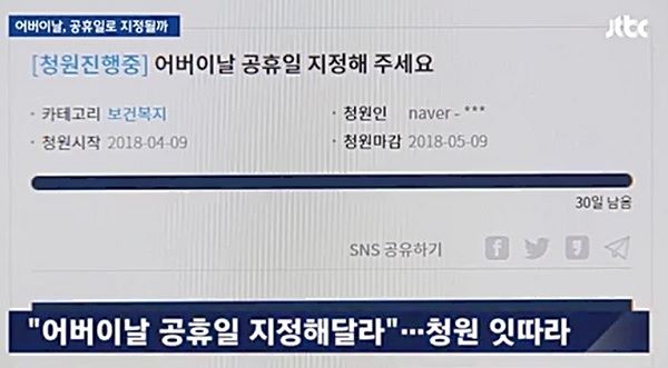 어버이날 (사진=JTBC 뉴스 캡처)