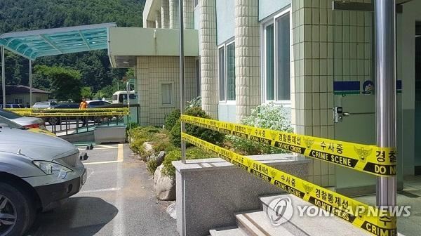 엽총 난사 사건이 벌어진 봉화군 소천면사무소 (사진=연합뉴스)