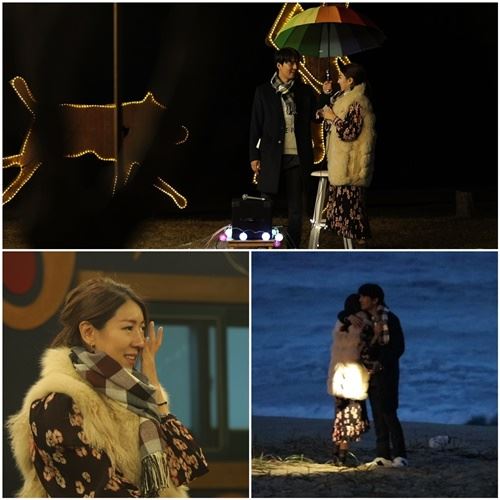 이필모, 겨울바다 이벤트로 서수연 감동의 눈물 (사진=TV조선)