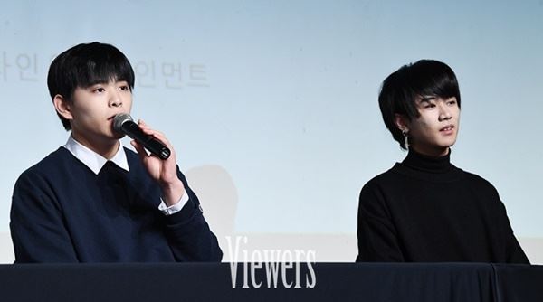 더 이스트라이트 정사강(왼쪽) 이은성(사진=이현지 기자)