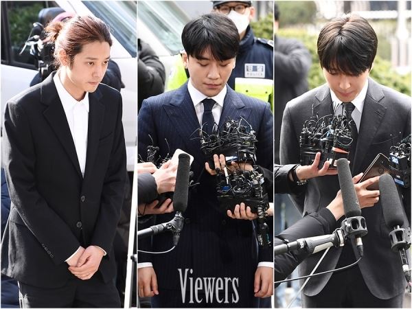 정준영, 승리, 최종훈(사진=이현지 기자)